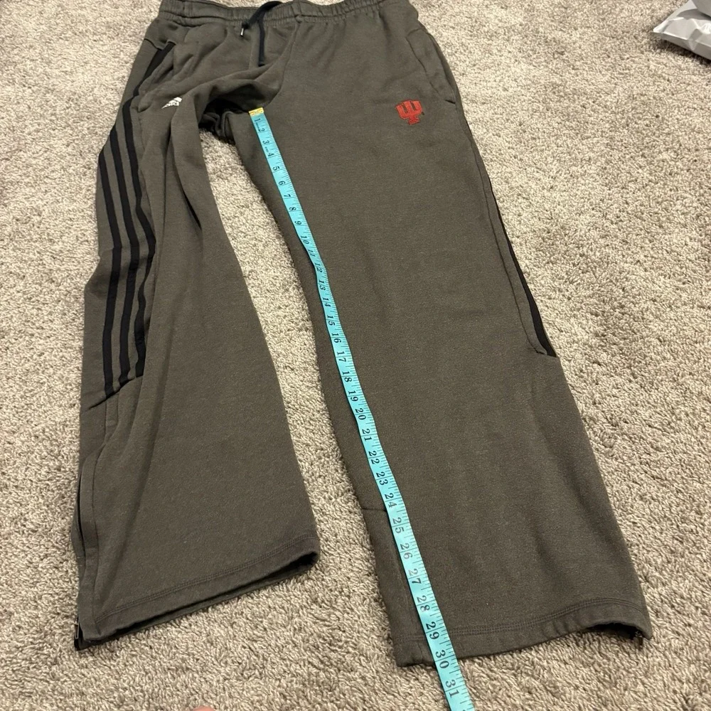 Indiana University Gray Player Issue Adidas Sweatpants IU Hoosiers L Tall Men LT